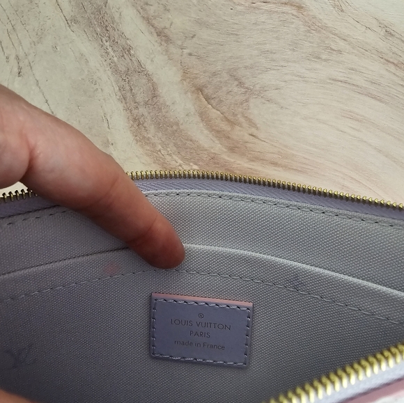 Louis Vuitton Spring In The City Neverfull Pochette Sunrise Pastel Wristlet - Picture 6 of 9